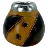 Matero Calabaza Naturalne Tykwa Triangulo Egypt Dots - do Yerba Mate